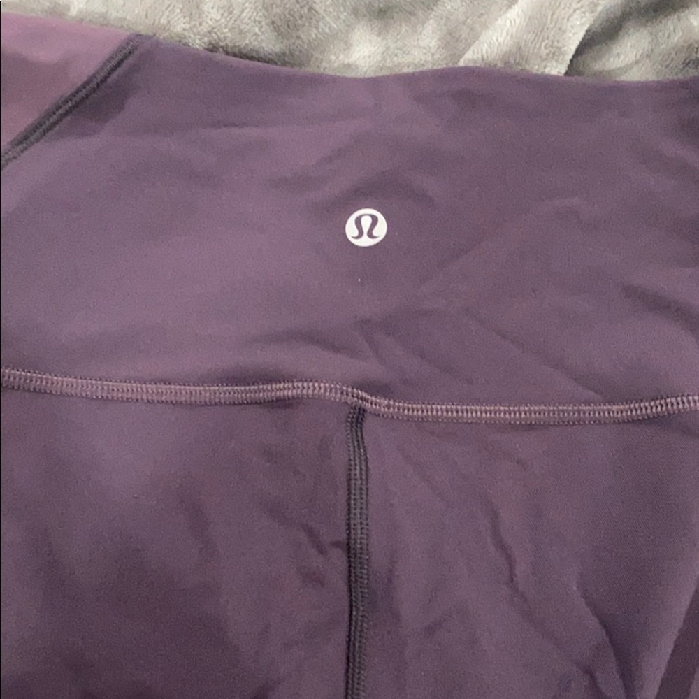 Lululemon purple shades leggings